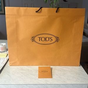 TOD’S Extra large for sale with another small bag, recivo holder